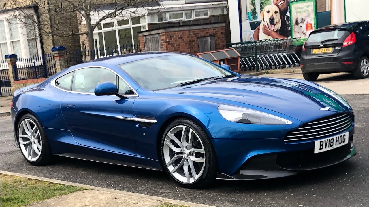 2018 Aston Martin Vanquish S With a pretty Loud exhaust