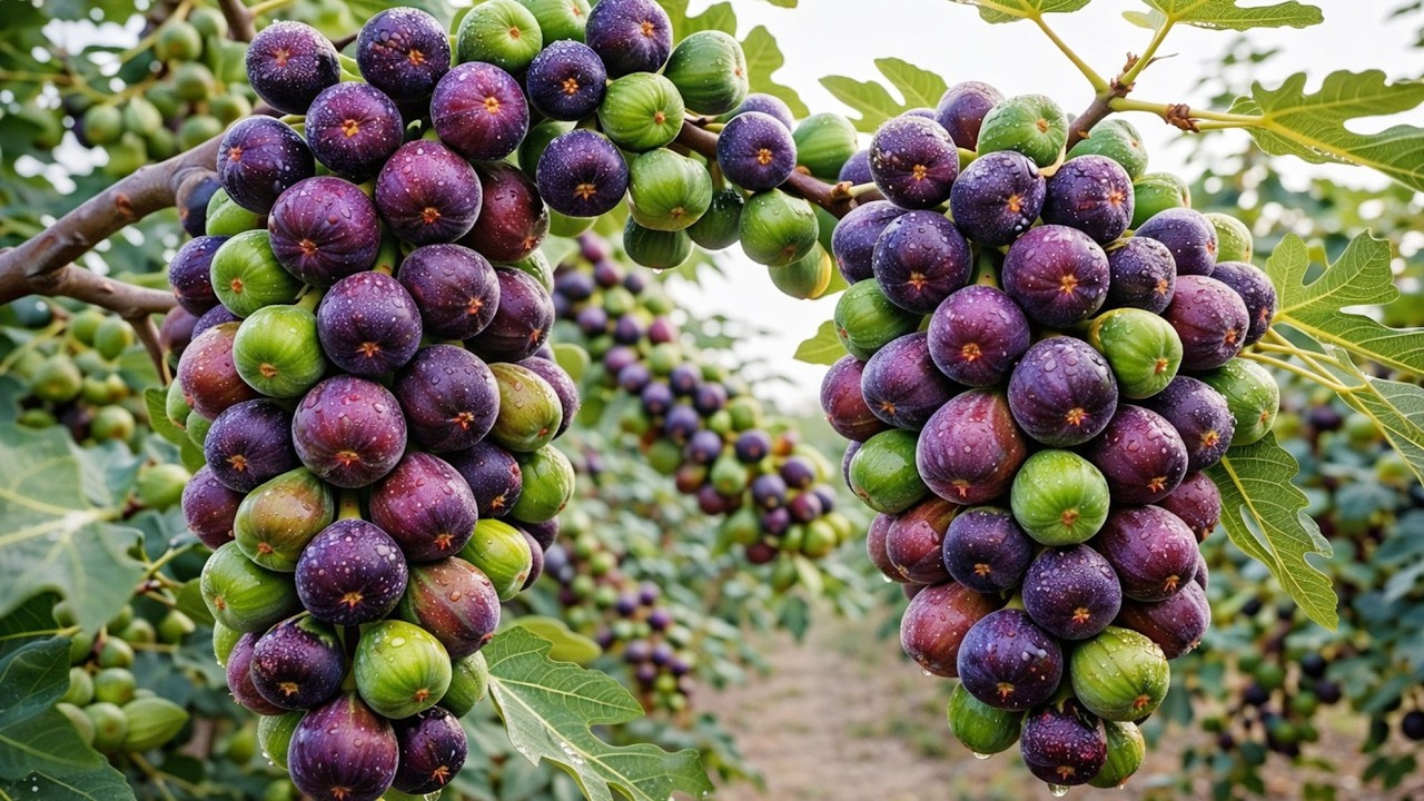How Fig Trees Are Grown  From Soil to Harvest  Calm Agricultural Documentary