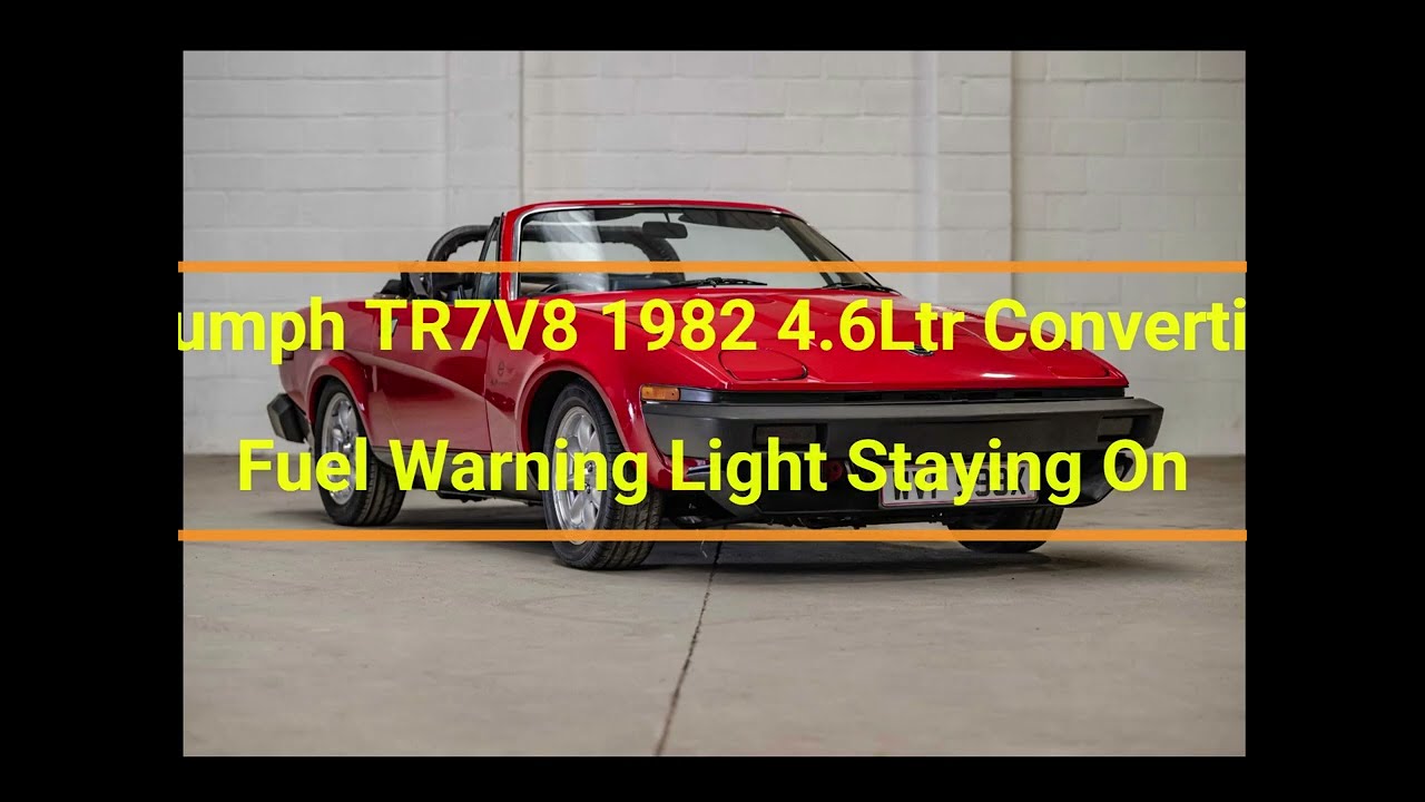 Fuel Warning Light Staying ON!!