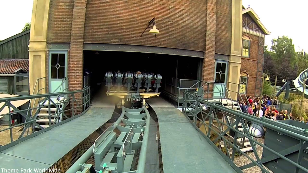 Baron 1898 Front Row On Ride POV - Efteling