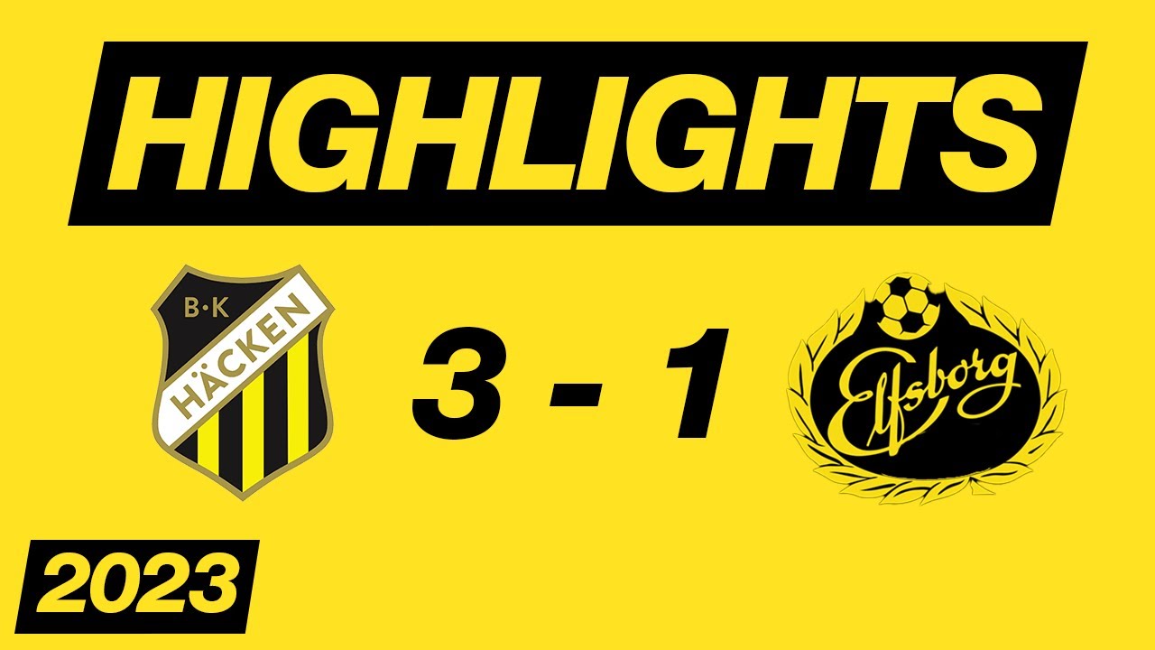 BK Häcken - IF Elfsborg (3-1) Allsvenskan 2023