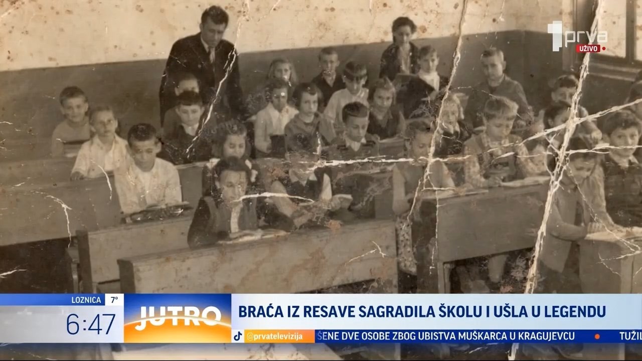 Jutarnji program TV PRVA - Braća iz Resave sagradila školu i ušla u legendu (TV KCN 03.03.2026)