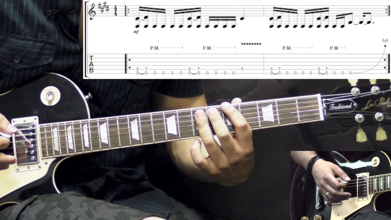Black Sabbath - Into The Void - Урок игры на метал-гитаре (с табулатурами)