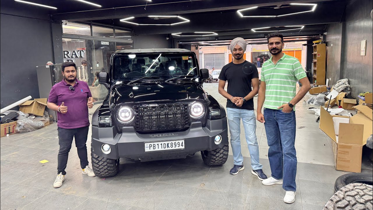 Mahindra Thar 3 Door Base To Top Conversion | Thar Modification | Base To Top Thar | Bharat Car