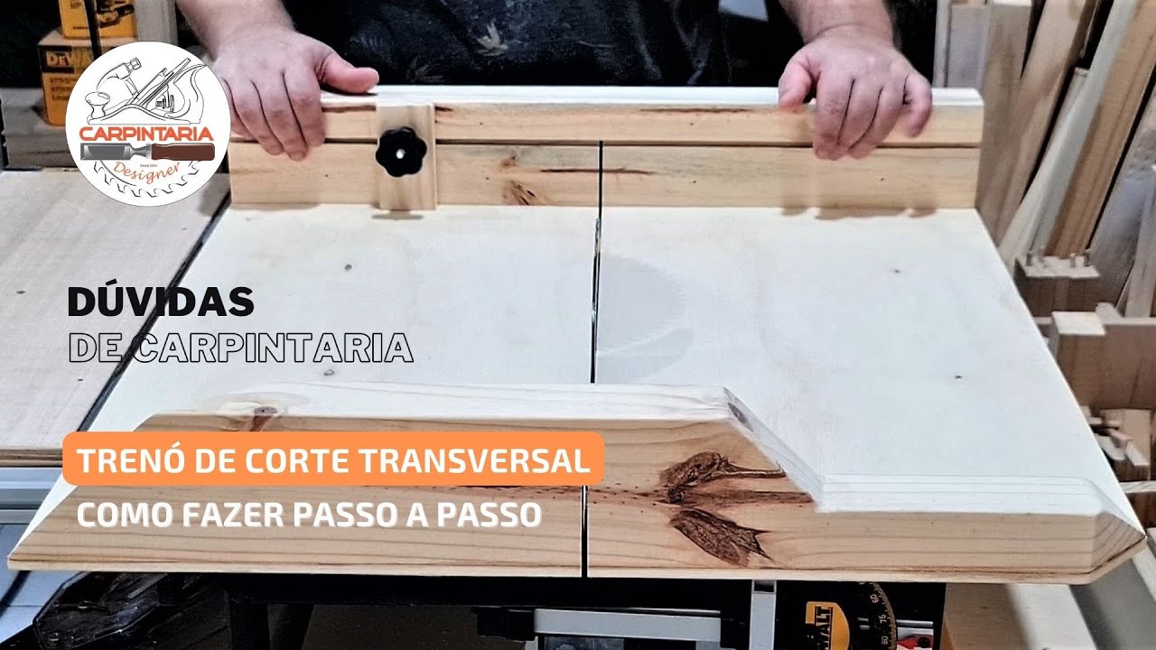 TRENÓ DE CORTE TRANSVERSAL - GABARITO - COMO FAZER