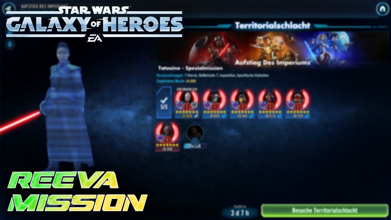 RotE Spezialmission Tatooine - Reeva freispielen | #starwars #galaxyofheroes #swgoh