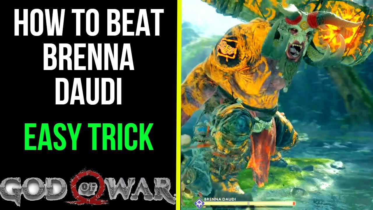 God of War - How to Beat Brenna Daudi / Brenna Daudi Boss Fight