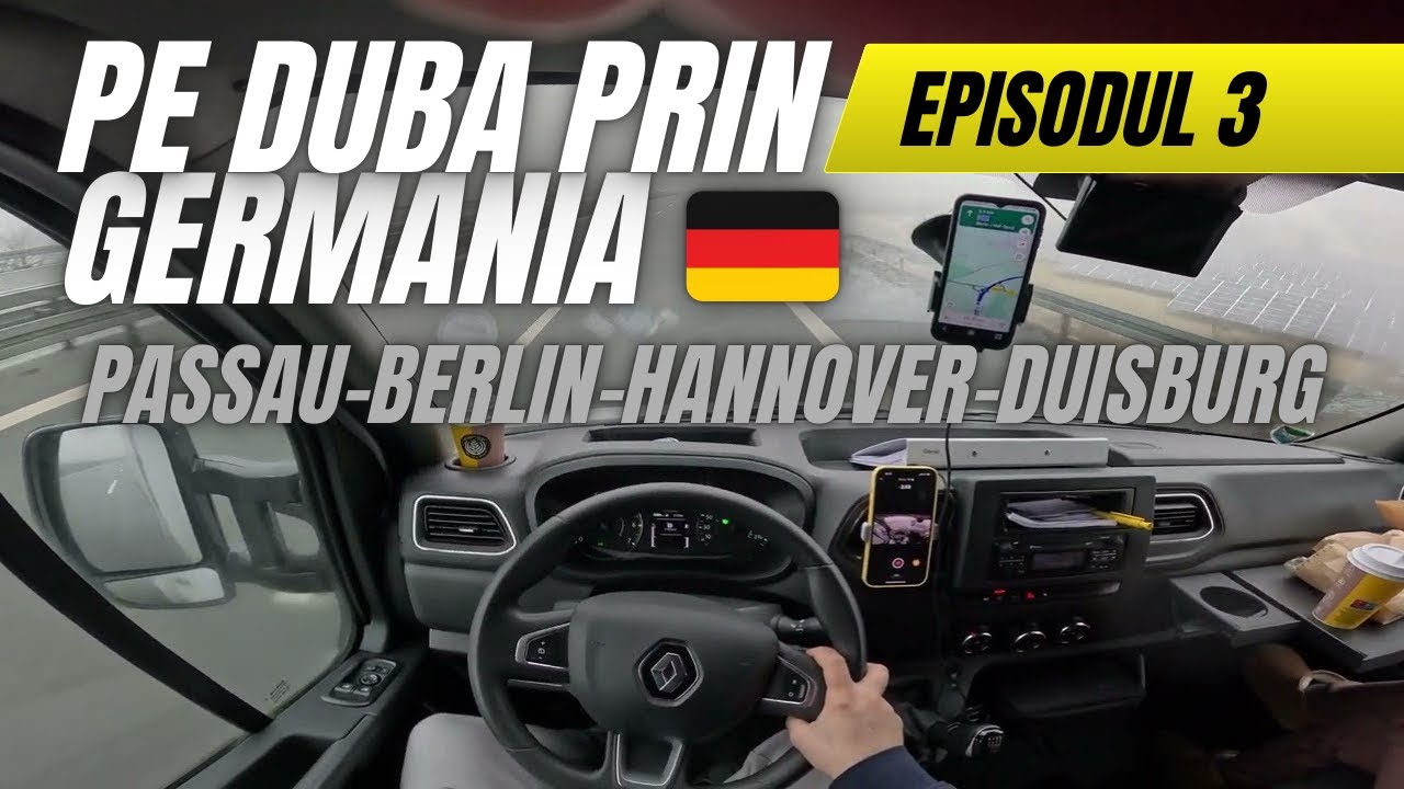 (Episodul 3) O zi epuizantă pe duba! 🚛 Peste 1000 km în prima zi😅