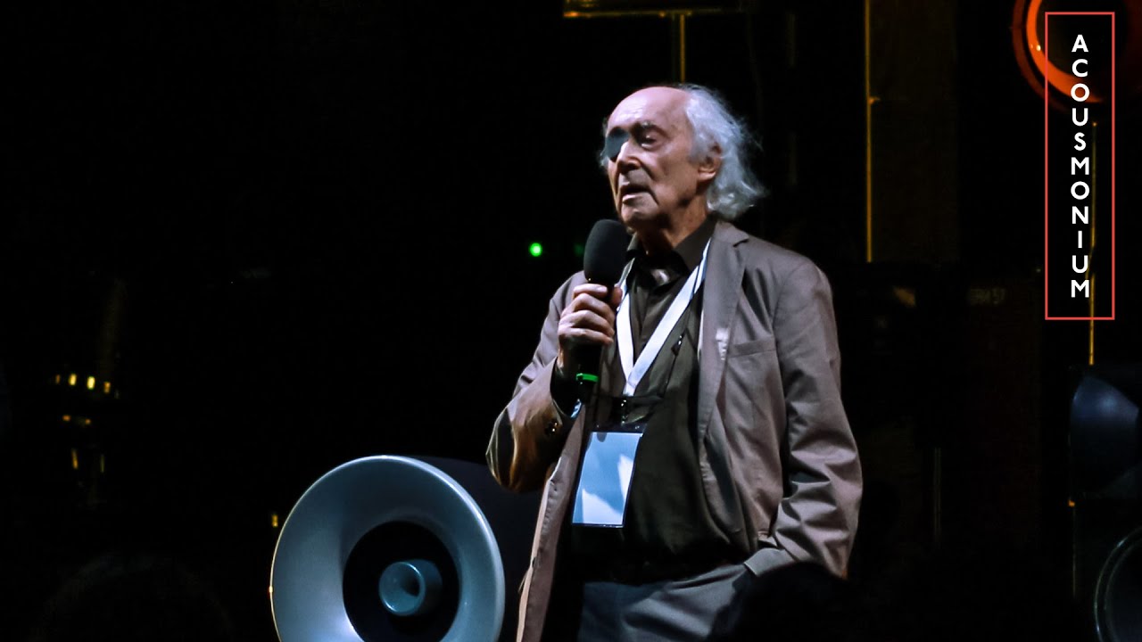 Francis Dhomont, artist-talk @ ACOUSMONIUM festival, St.Petersburg.