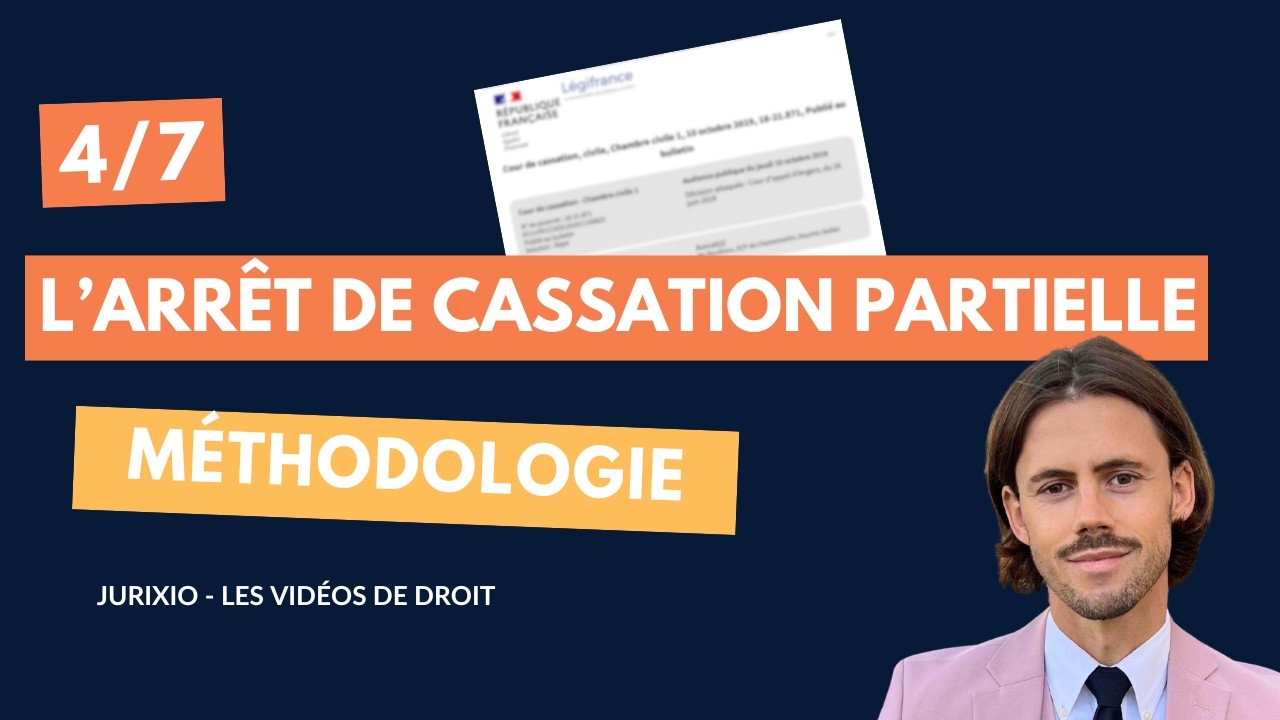 M&eacute;thodologie de la fiche d'arr&ecirc;t (4/7) - L'arr&ecirc;t de cassation partielle