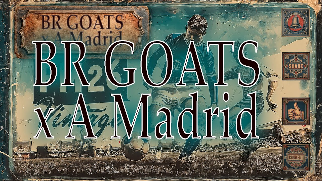 FM26 Vintage | Fantastic 10 goal match | BR Goats x A Madrid | Highlights | No Comments | FM26 Retro