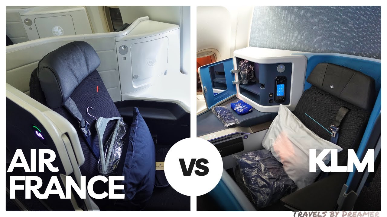 Сравнение бизнес-класса Air France и KLM