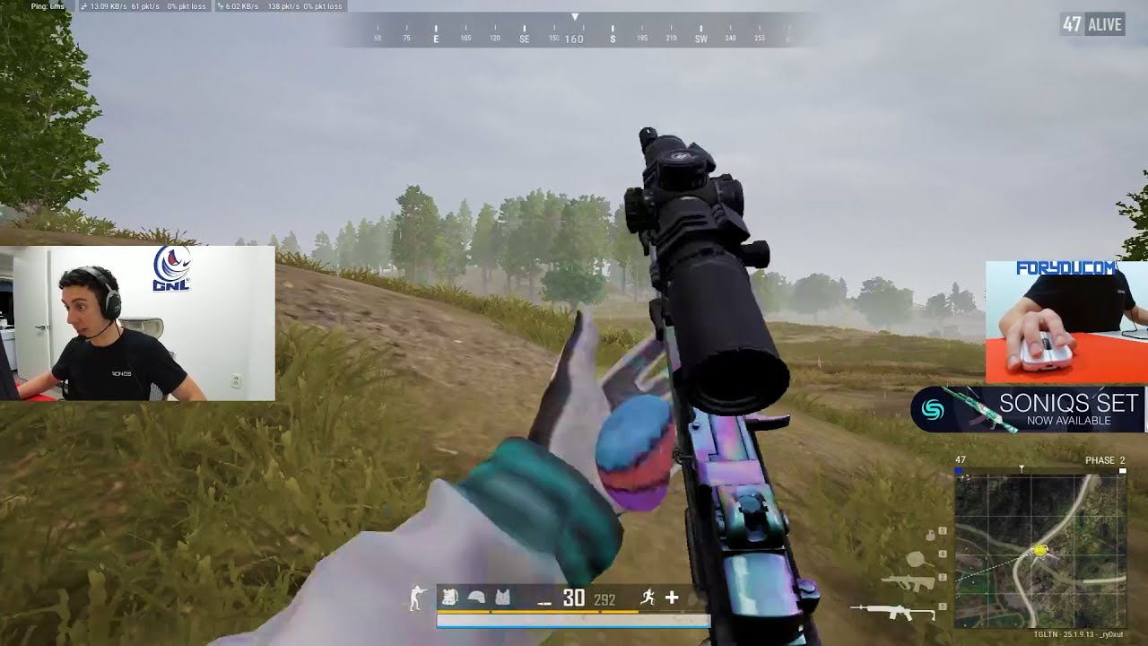 TGLTN goes Solo vs Squads on Korean Servers in PUBG