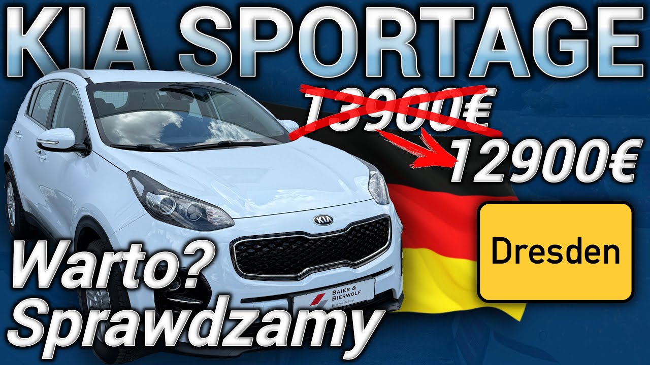 Tani SUV z Niemiec w idealnym stanie? KIA Sportage 2017 tylko 13 000 € – czy tanio może być dobrze?