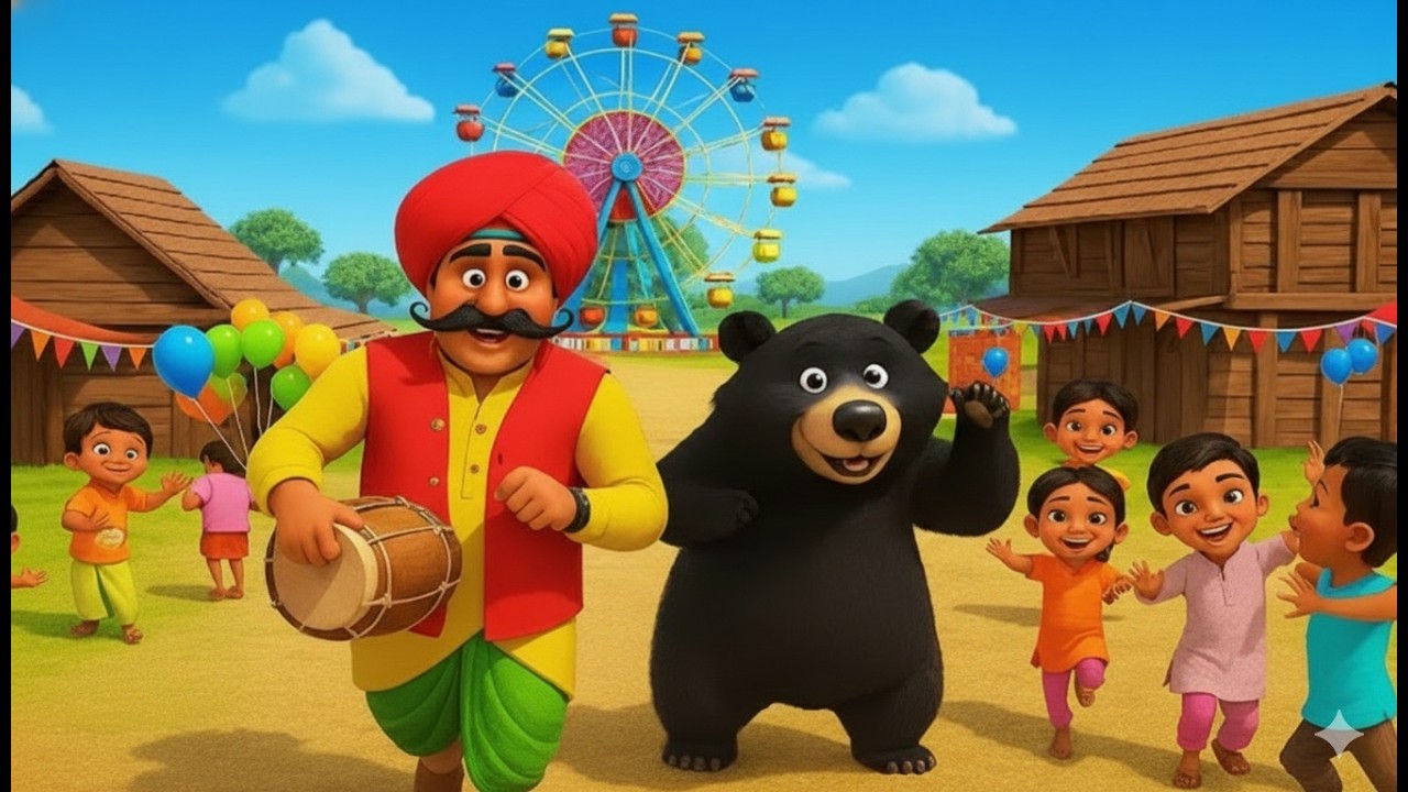 कालु मदारी आया | Bandar Wala Dance | Hindi Rhymes for Kids | Kalu Madari Aaya | बच्चों का मस्त गीत