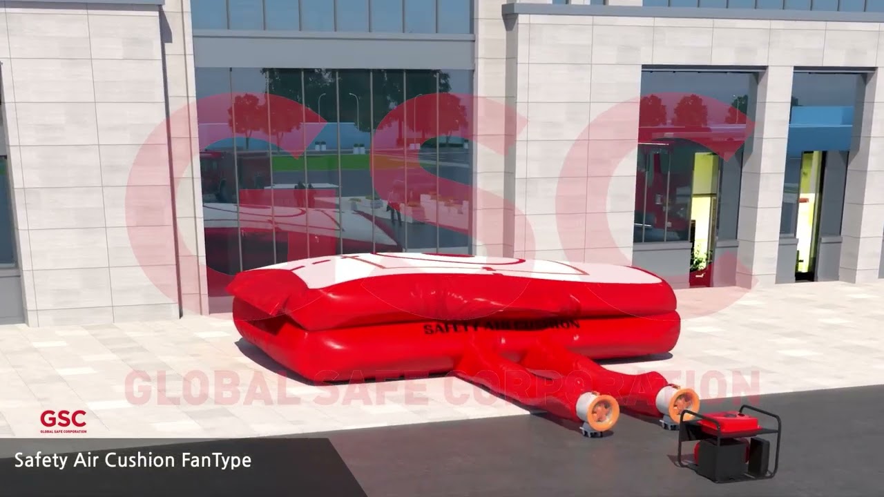 Fire rescue air Cushion #airbag #airbagjump #aircushion #fireequipment