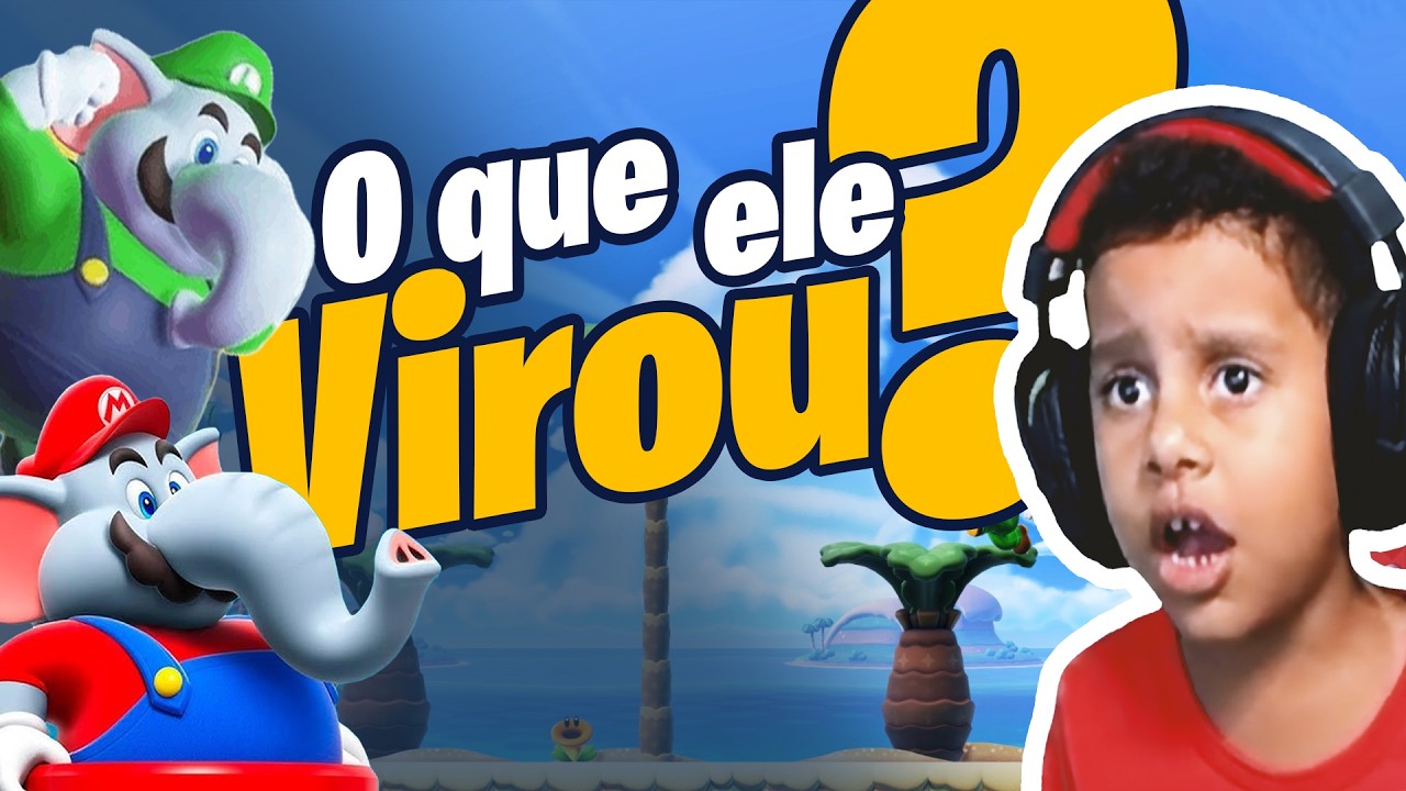 O que aconteceu com o Mario? Miguel e a Flor Maravilha! 🌸 #6