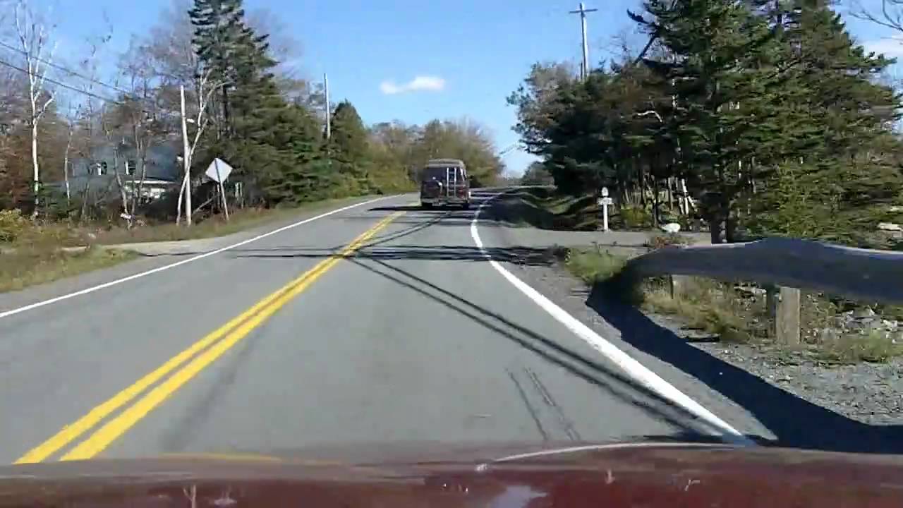 Driving Nova Scotia Route 207 - Dartmouth - Lawrencetown - West Chezzetcook - Porters Lake