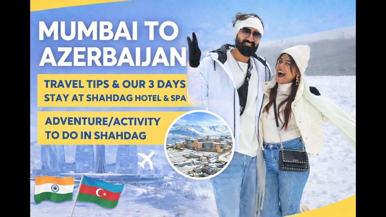 Shahdag Azerbaijan in December | All Activities in 3 Days ❄️🏔️ | Couple Travel Vlog