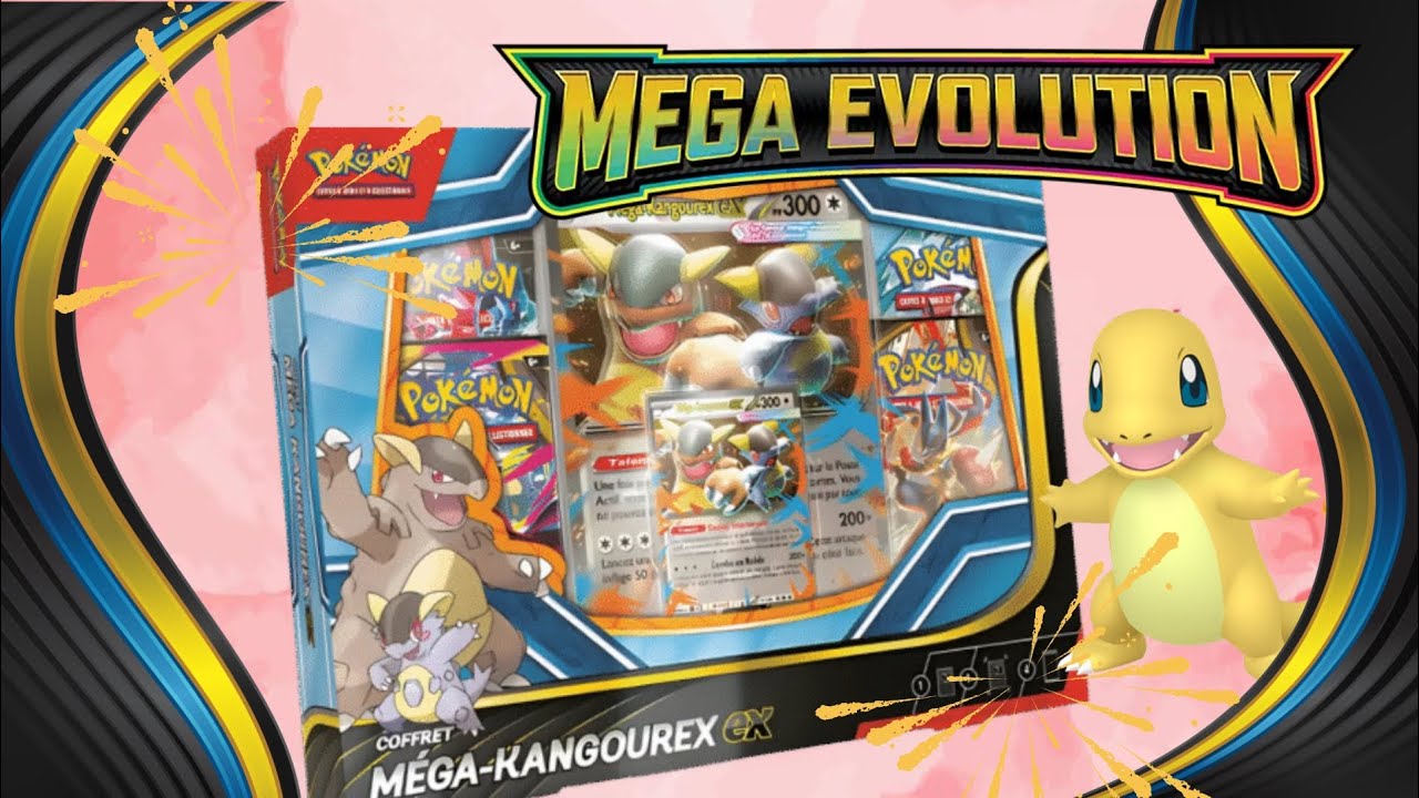 Ouverture de cartes, ✨ Ouverture d'un coffret Méga Kangourex Ex Méga Évolution ✨ #tcg #tcgpokemon 