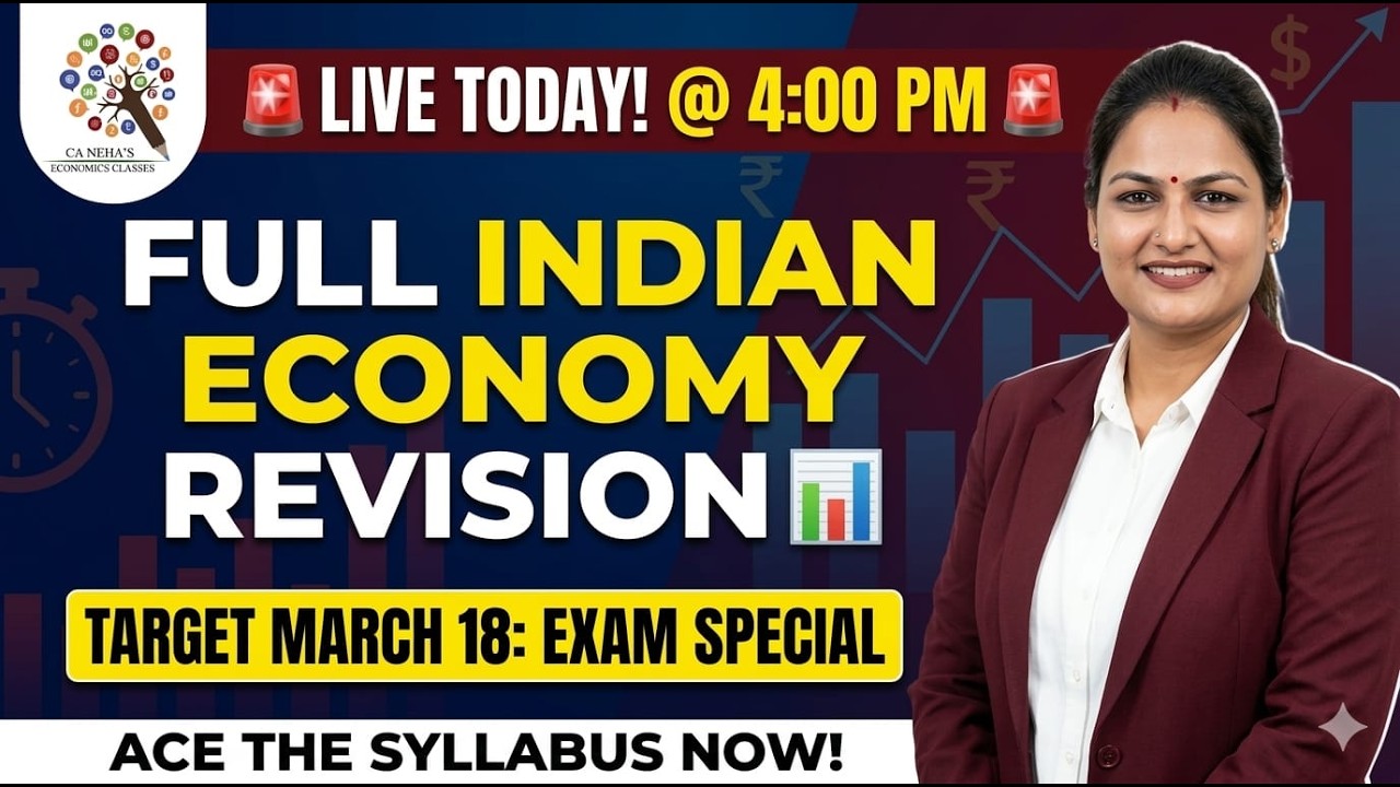DAY-3 | Indian Economy | NCERT | CHAPTER 1 | Neha's Economics Classes