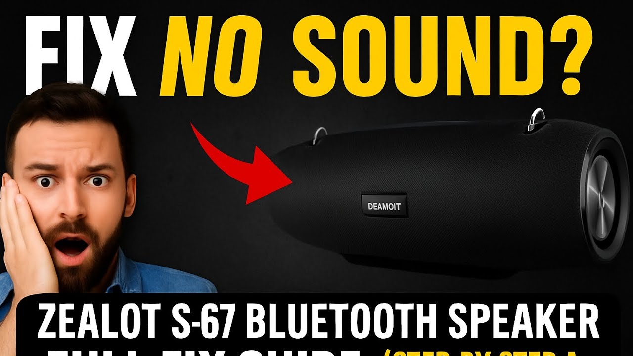 Нет звука? Полное руководство по ремонту Bluetooth-колонки Zealot S-67