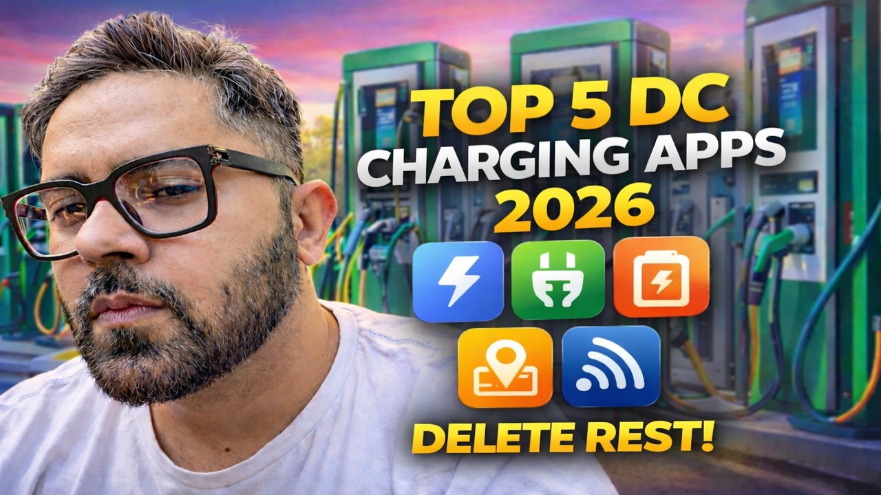 Top 5 EV Charging Apps in 2026 India ⚡ Range Anxiety Khatam! | Real Owner Ranking