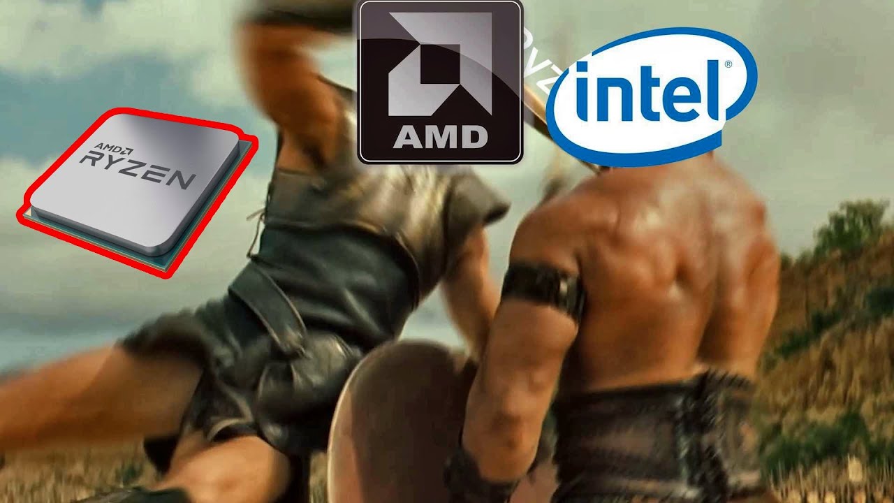 Intel vs AMD CPU Battle 3200 Years ago meme
