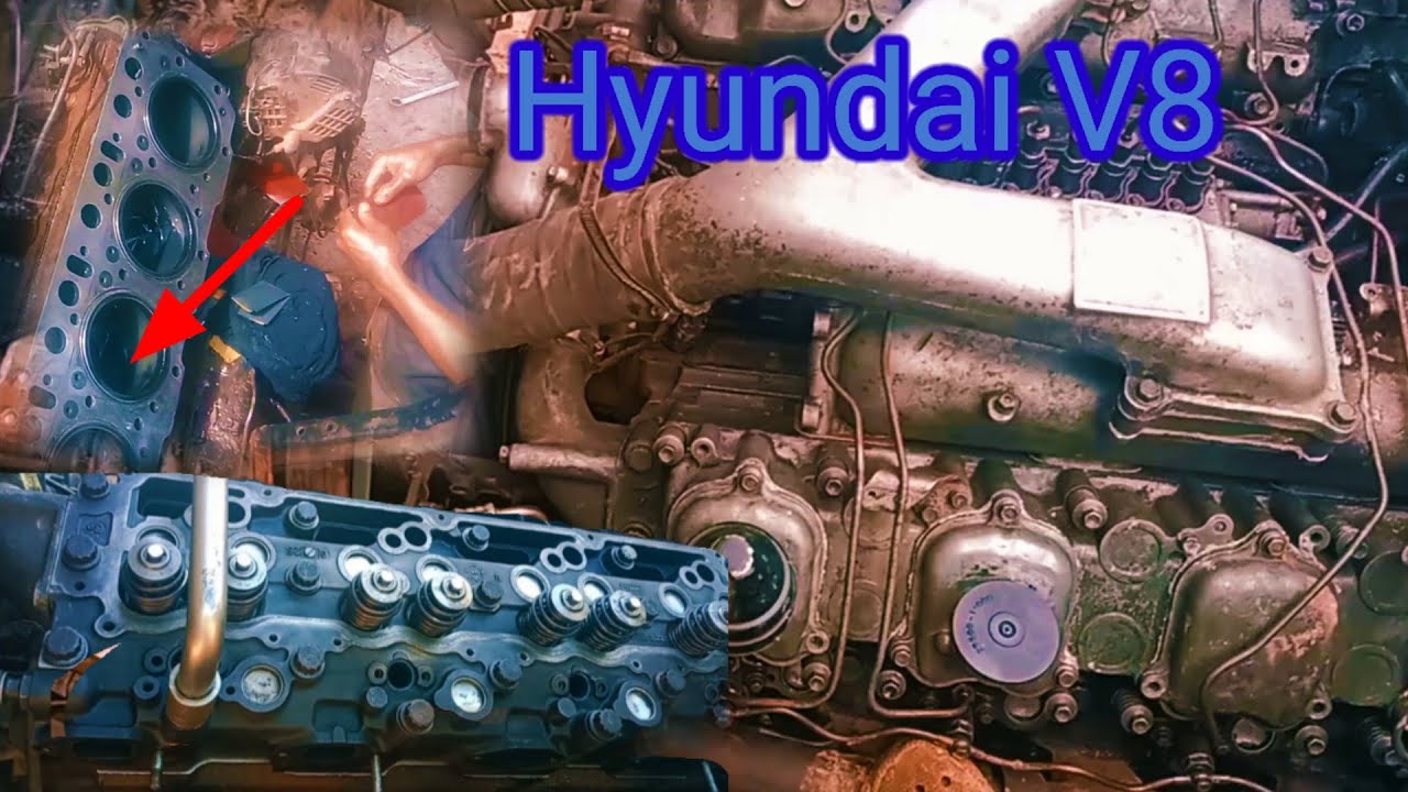 V8 Hyundai  engine Land truck Substitute half diesel engine amazing to Than  Neam Truck