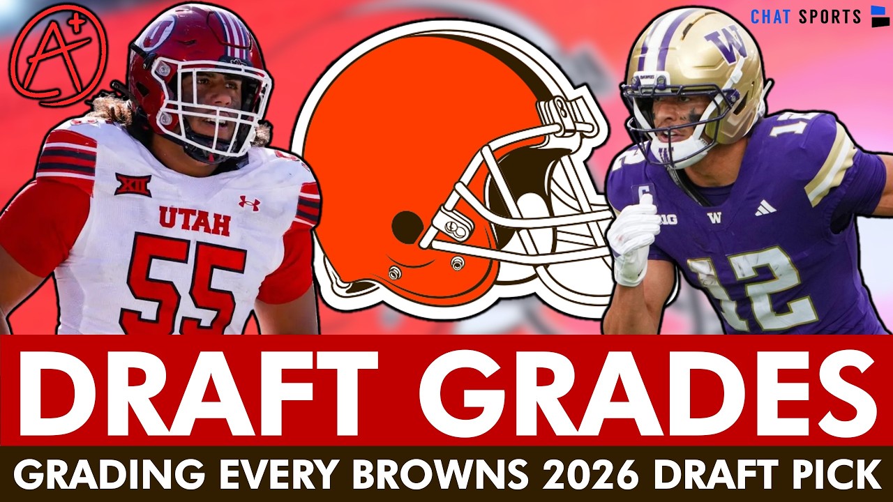 Browns Draft Grades: All 7 Rounds From 2026 NFL Draft Ft. Denzel Boston, KC Concepcion, Spencer Fano