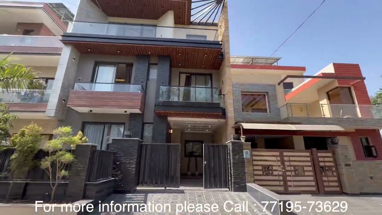 200 Gaj House in sector 123 Mohali, Sunny enclave