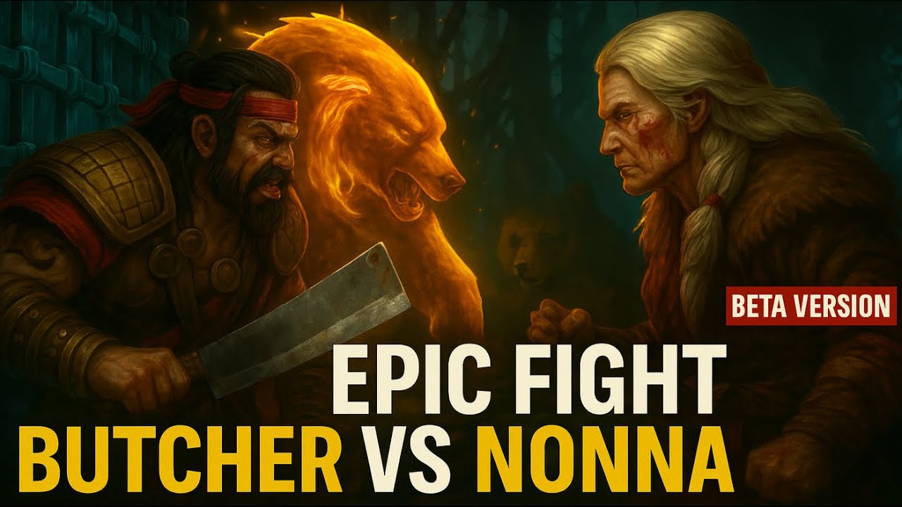 BUTCHER vs NONNA – INSANE FIGHT! 🔥 Full Battle Breakdown | Shadow Fight 4 @feelthedarknessyt 