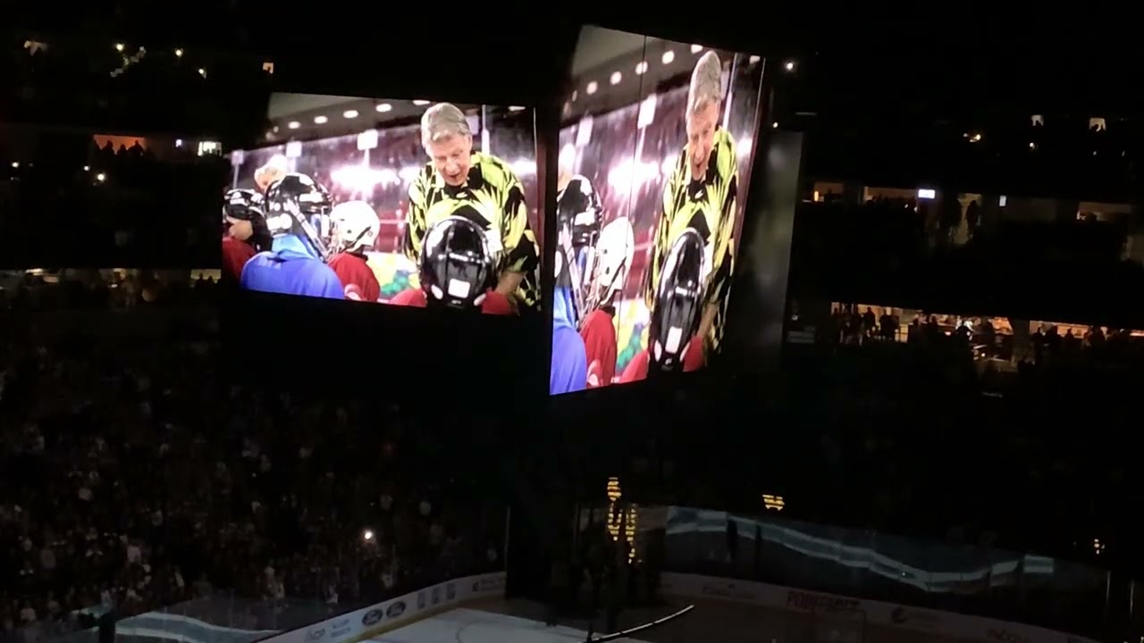 Peter McNab pre game tribute 11-10-22