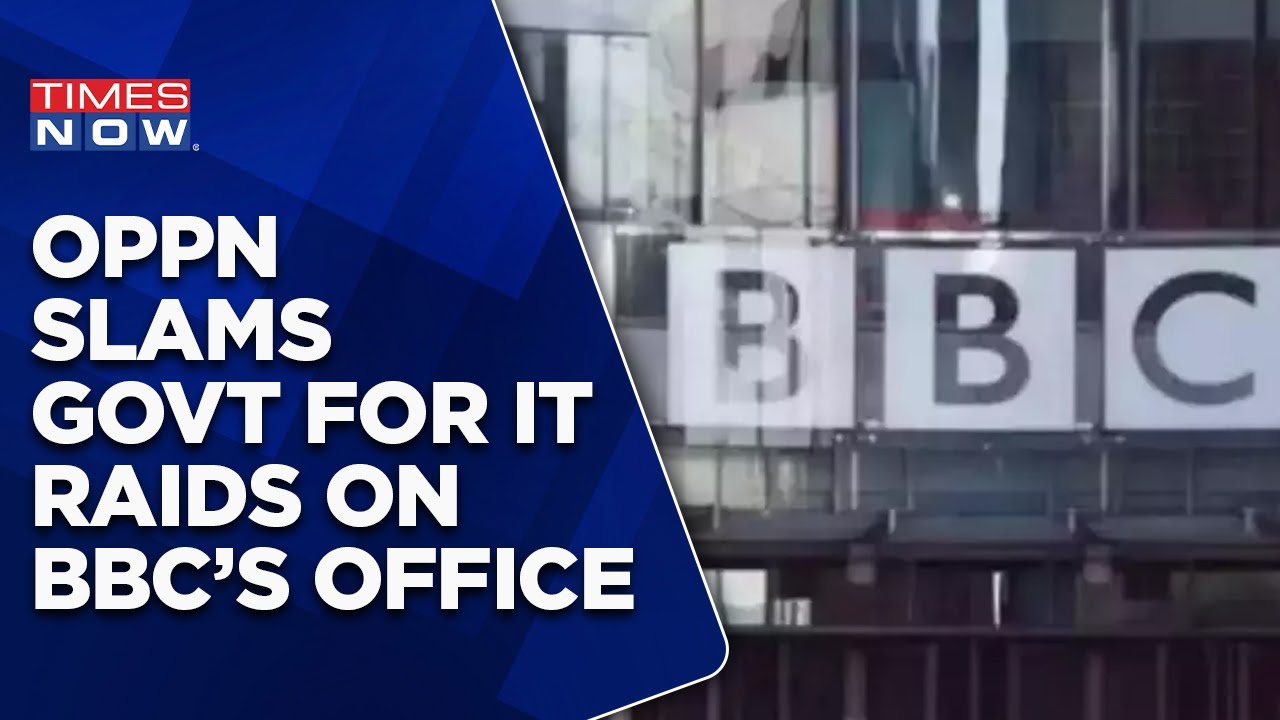 Searches On Delhi And Mumbai Office Of BBC Sparks Row | Opposition Slams NDA | English News