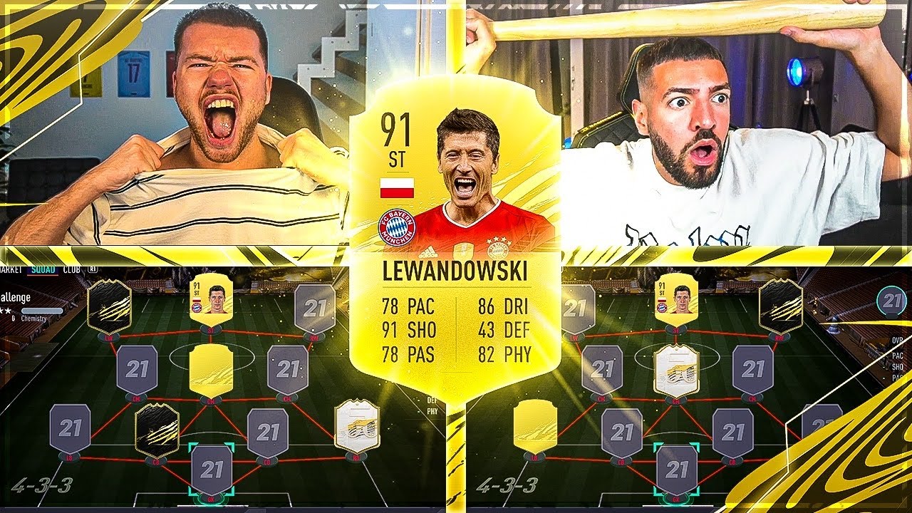 FIFA 21: LEWANDOWSKI SQUAD BUILDER BATTLE 😱😱