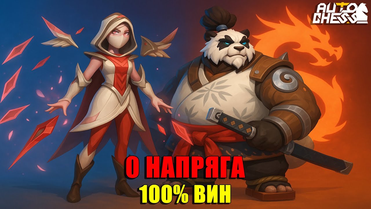 0 НАПРЯГА — 100% ВИН! Убийцы творят ЧУДЕСА! ► Auto Chess S34