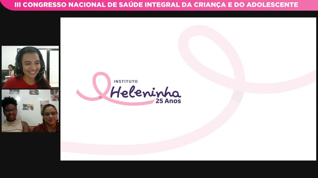 Heleninha no III Congresso Nacional de Saúde Integral da Criança e do Adolescente