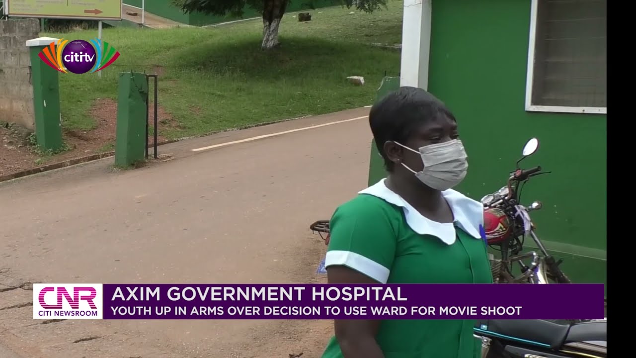 Axim youth protest decision to use Axim Gov't Hospital ward for Hollywood movie production