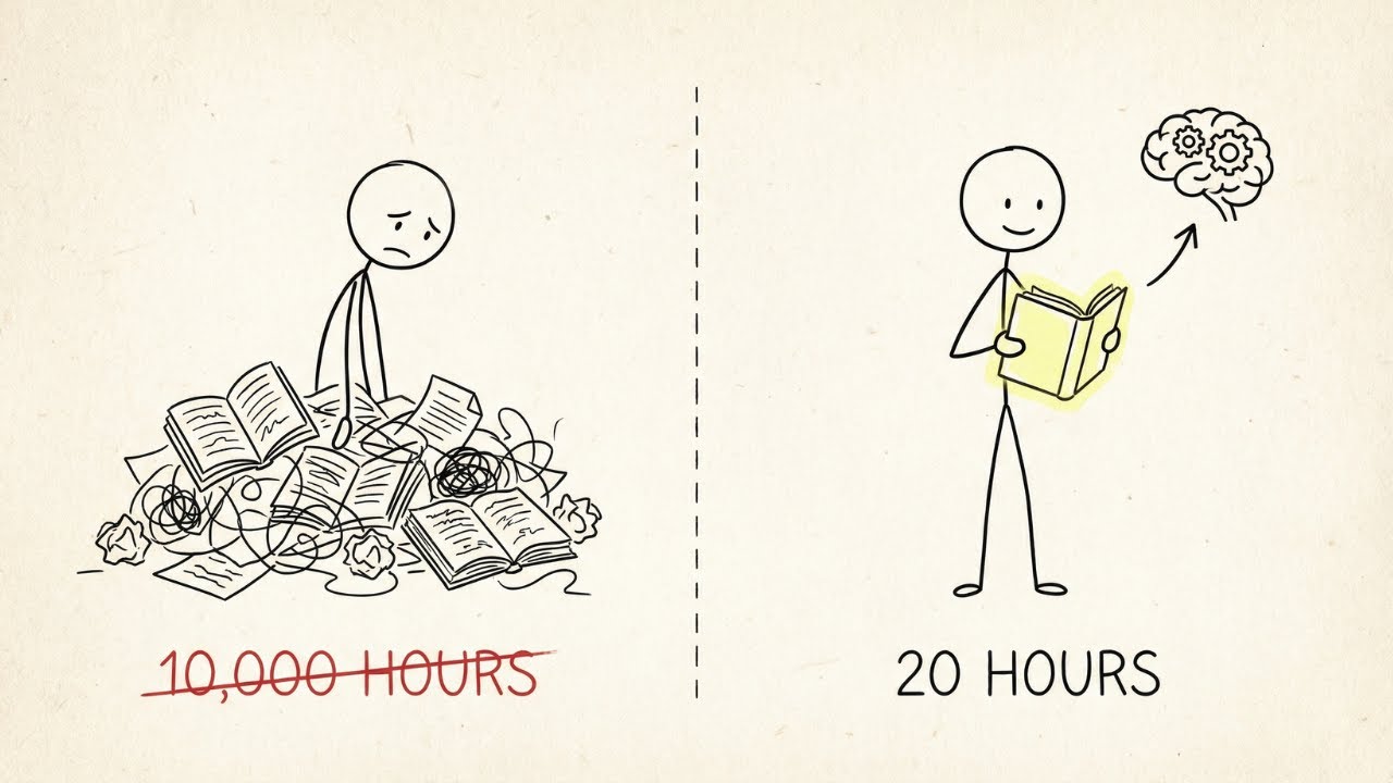 Learn Any Skill Faster (The 20 Hour Method)