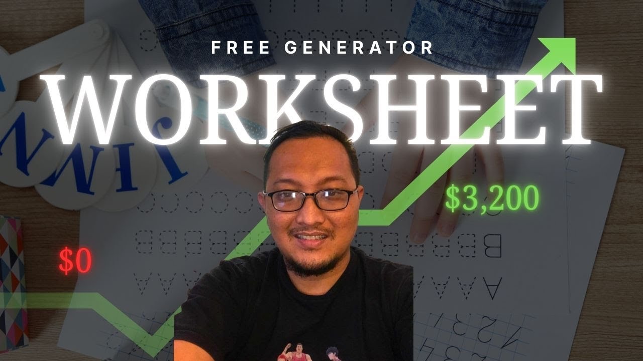 WOW! Make $3,200/Month with Free Worksheets &ndash; Online Worksheet Generator