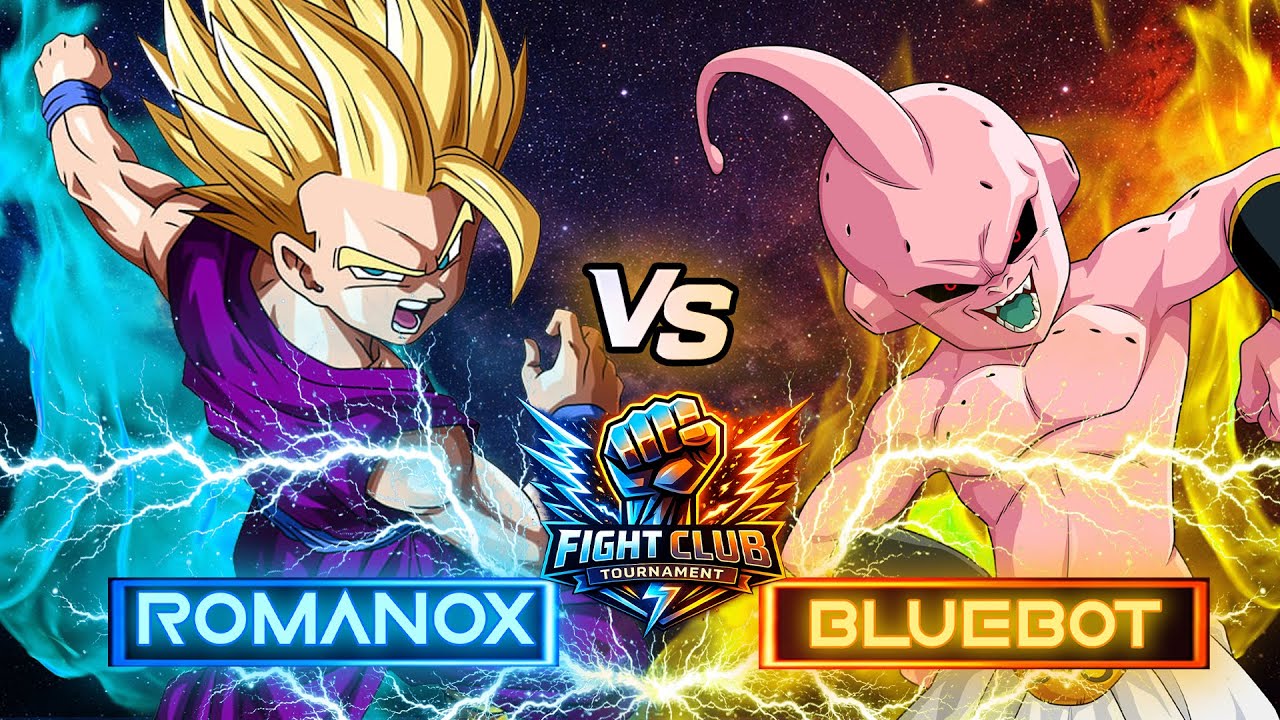 Tournoi Fight Club #1 ROMANOX (Bardock ,C21 , Teen Gohan)  vs BLUEBOT (Rosé, Goku SSJ, Kid Buu)