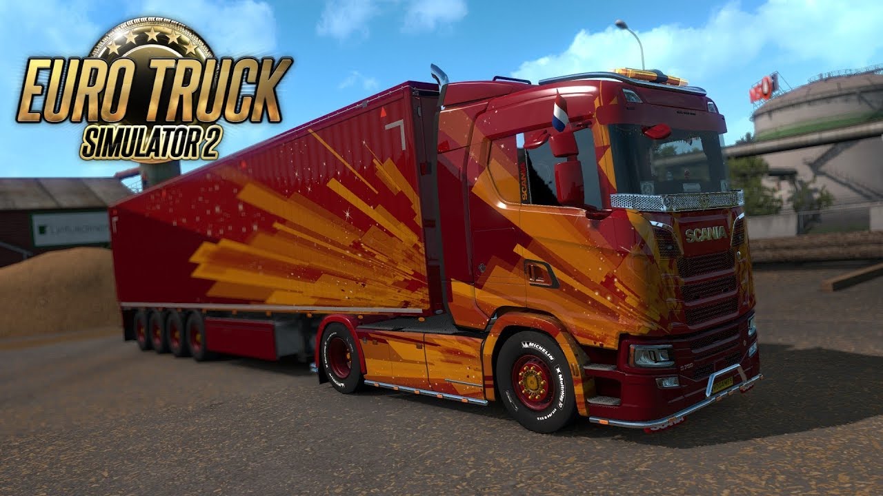 RIJDEN MET KERST CADEAUTJES! - ETS2 Timelapse