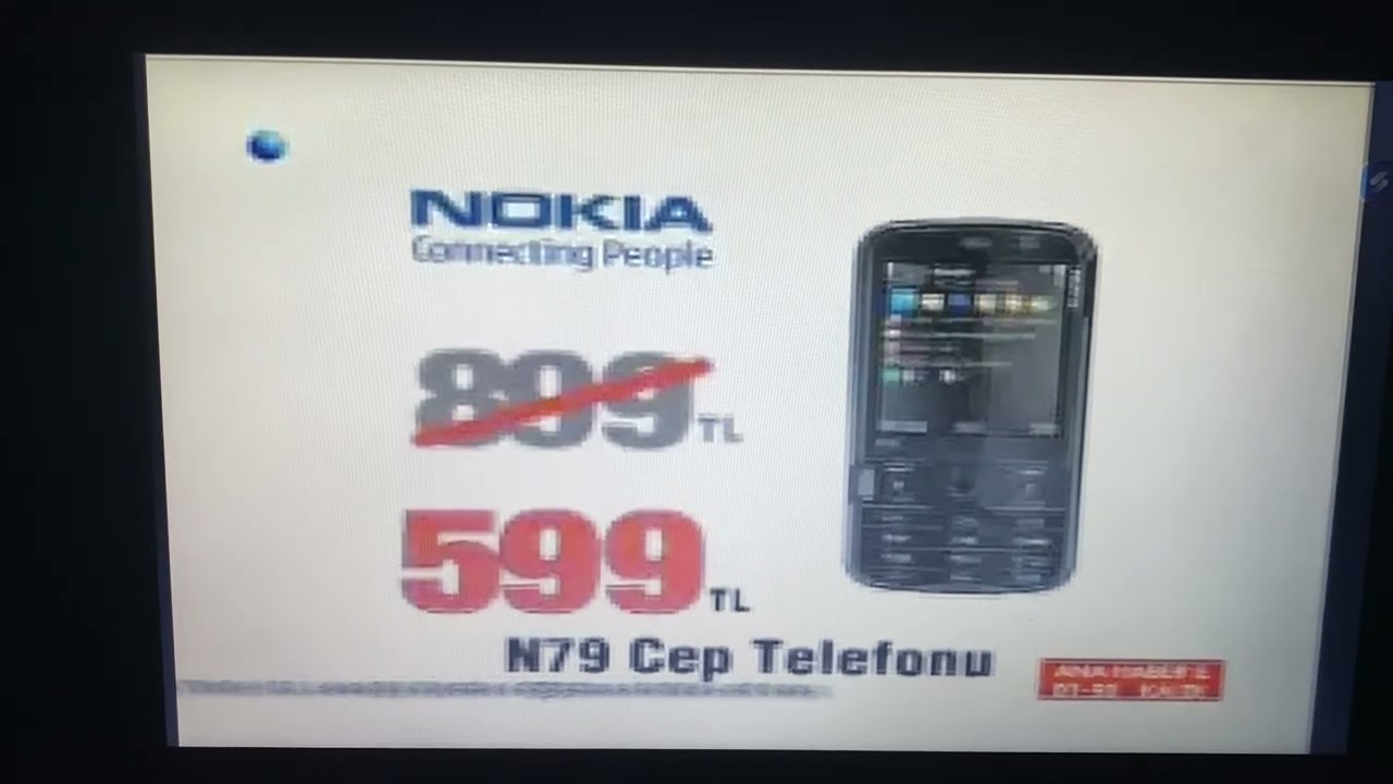 Darty Nokia N79 Cep Telefonu Reklamı 2009