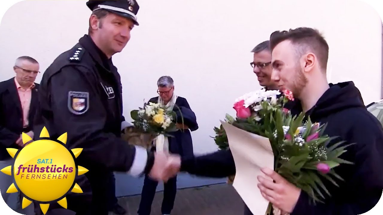 Helfen statt Gaffen: Selbstloser Einsatz bei Brand bei Rentnerpaar | SAT.1 Frühstücksfernsehen
