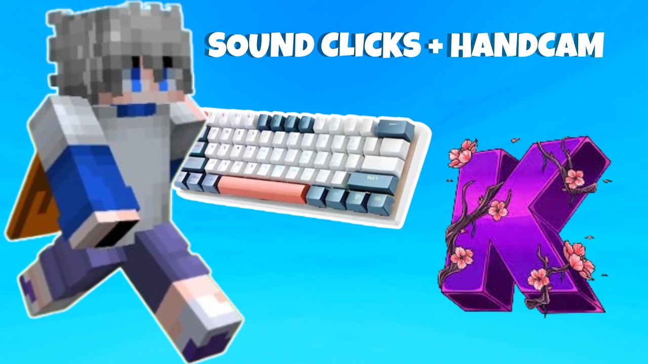 Um tryhard JOGANDO BEDWARS com SOUND CLICKS (+HandCam)