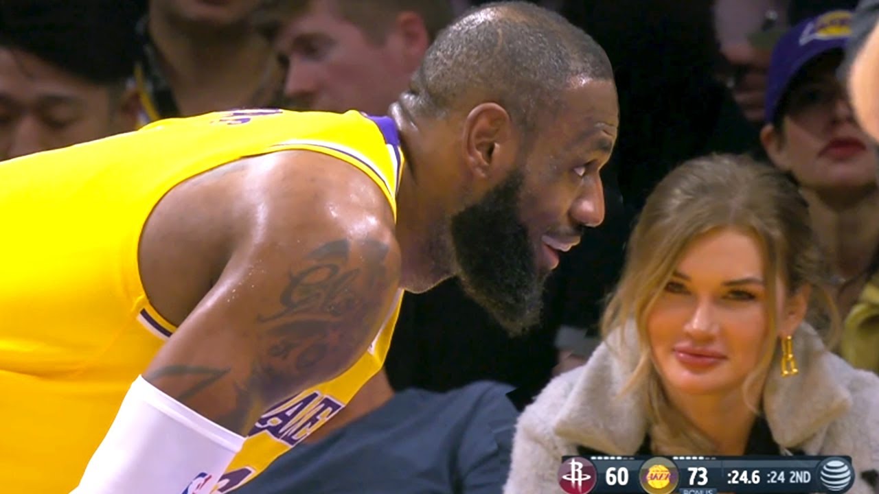 When players try to impress the courtside baddies...