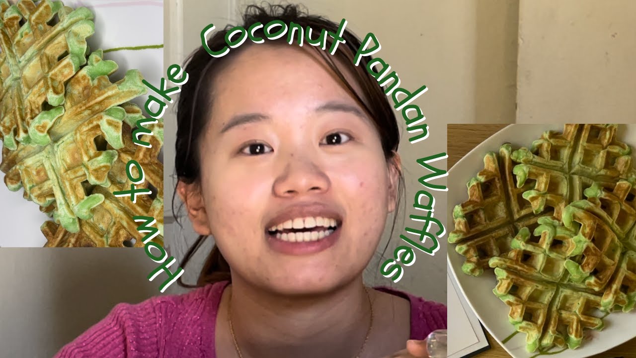 My Coconut Pandan Waffles