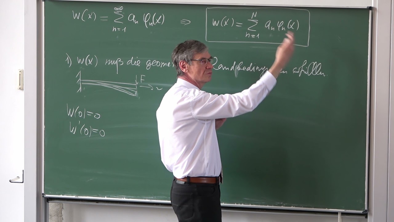 VL7  Prof. V.L. Popov: Energiemethoden der Mechanik. Das Verfahren von Rayleigh-Ritz.