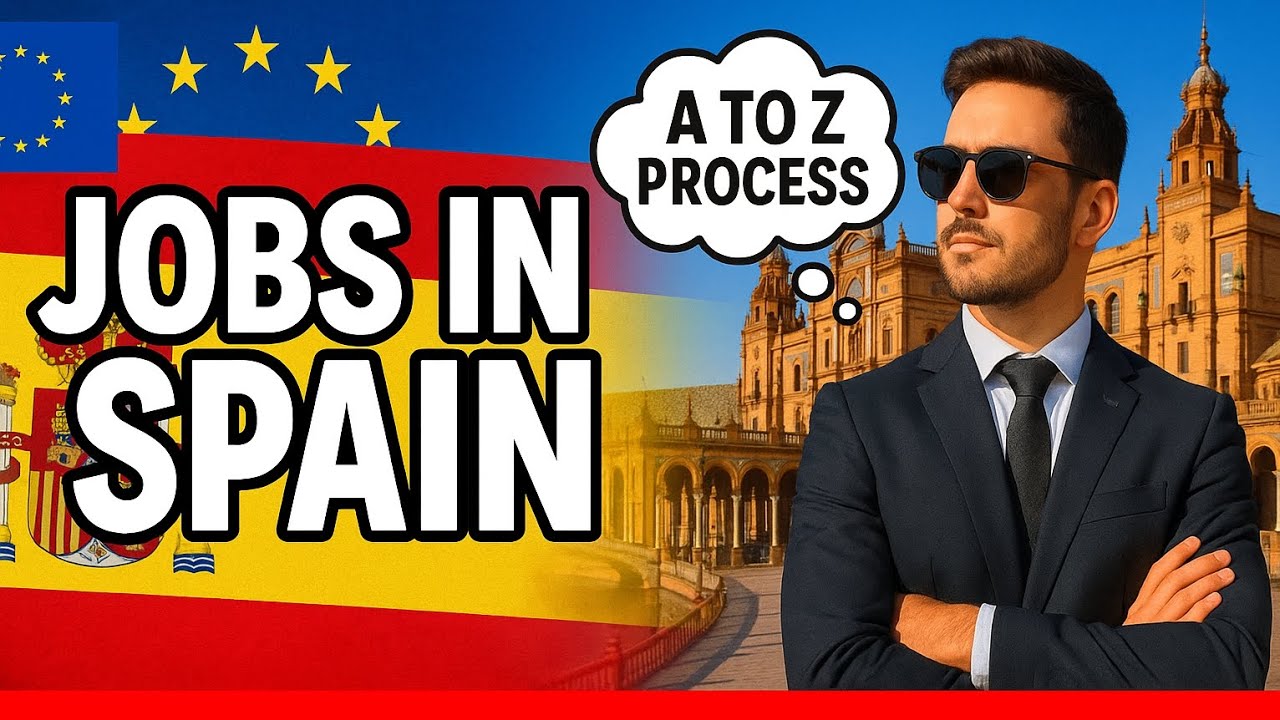 🇪🇸 Spain Jobs 2025 – A to Z Process | No IELTS | ₹3 Lakh Salary | Work Visa for Indians 