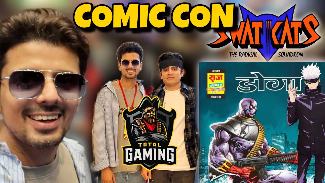 COMIC CON Mumbai | AJJU BHAI | Swat Kats | Raj Comics | Dubster Lohit Sharma